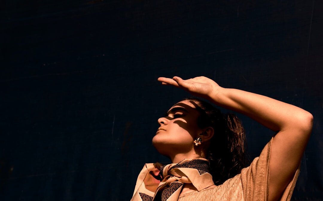 woman acting on stage